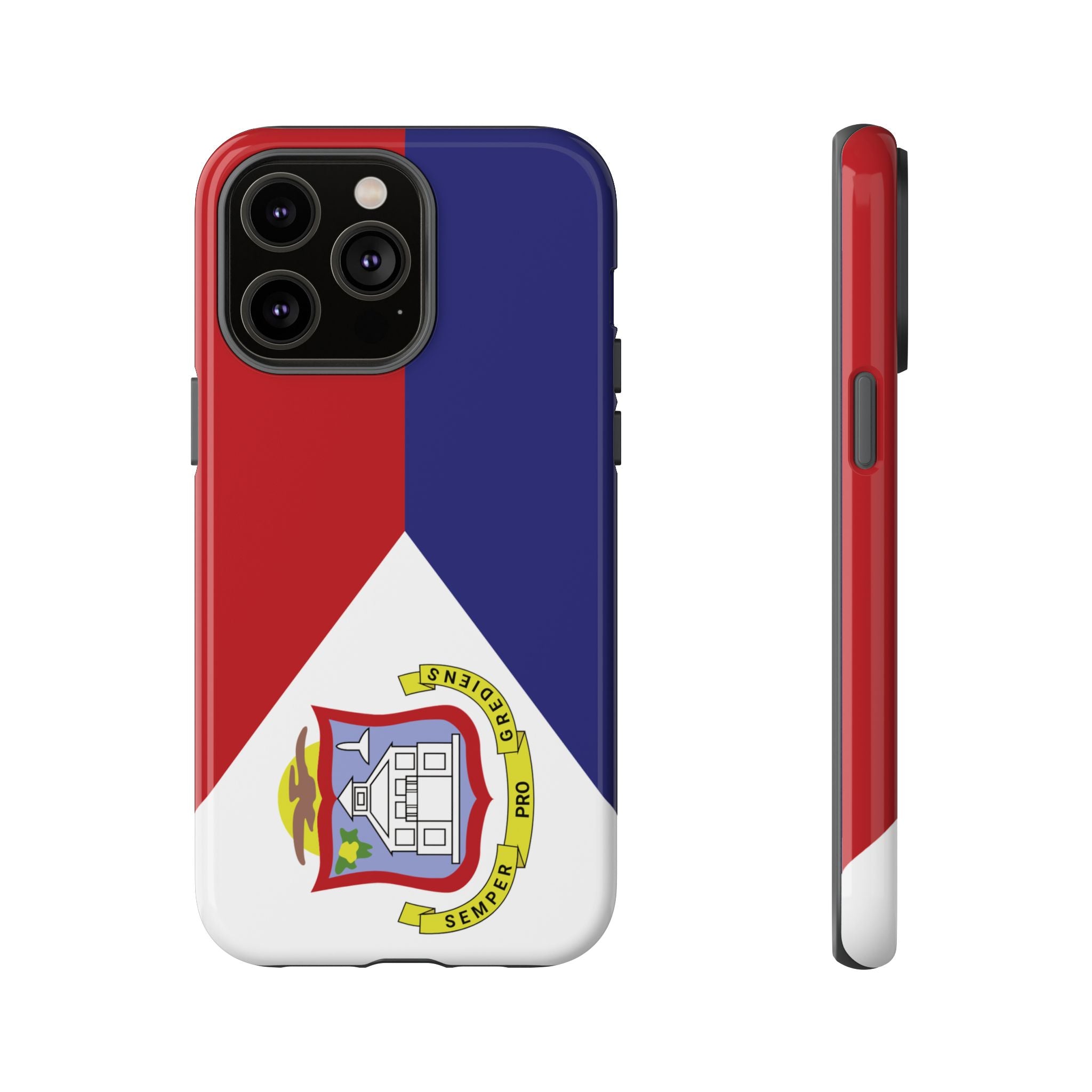 St. Martin Flag Tough Phone Case - Irie Blues Boutique