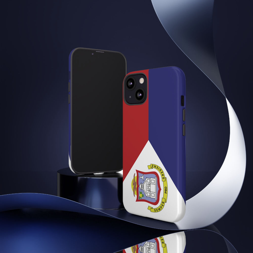 St. Martin Flag Tough Phone Case - Irie Blues Boutique