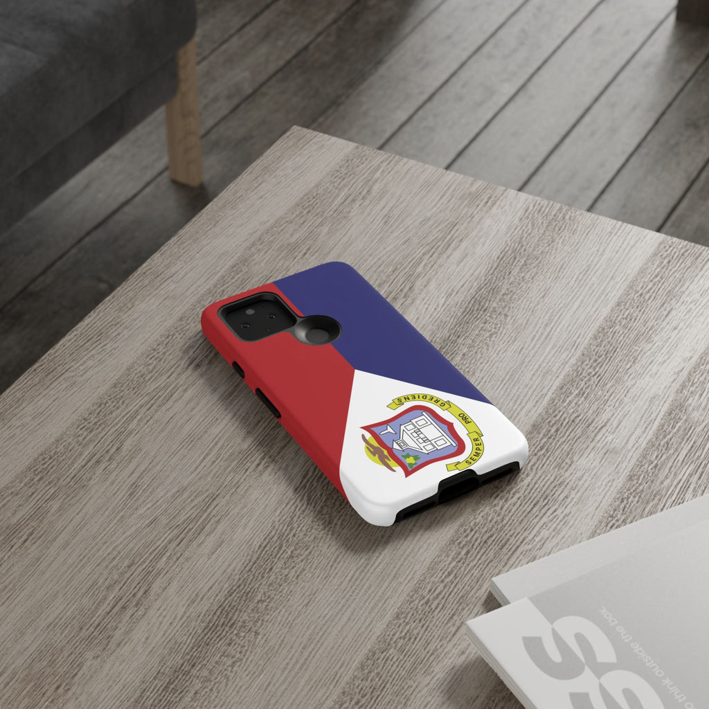 St. Martin Flag Tough Phone Case - Irie Blues Boutique