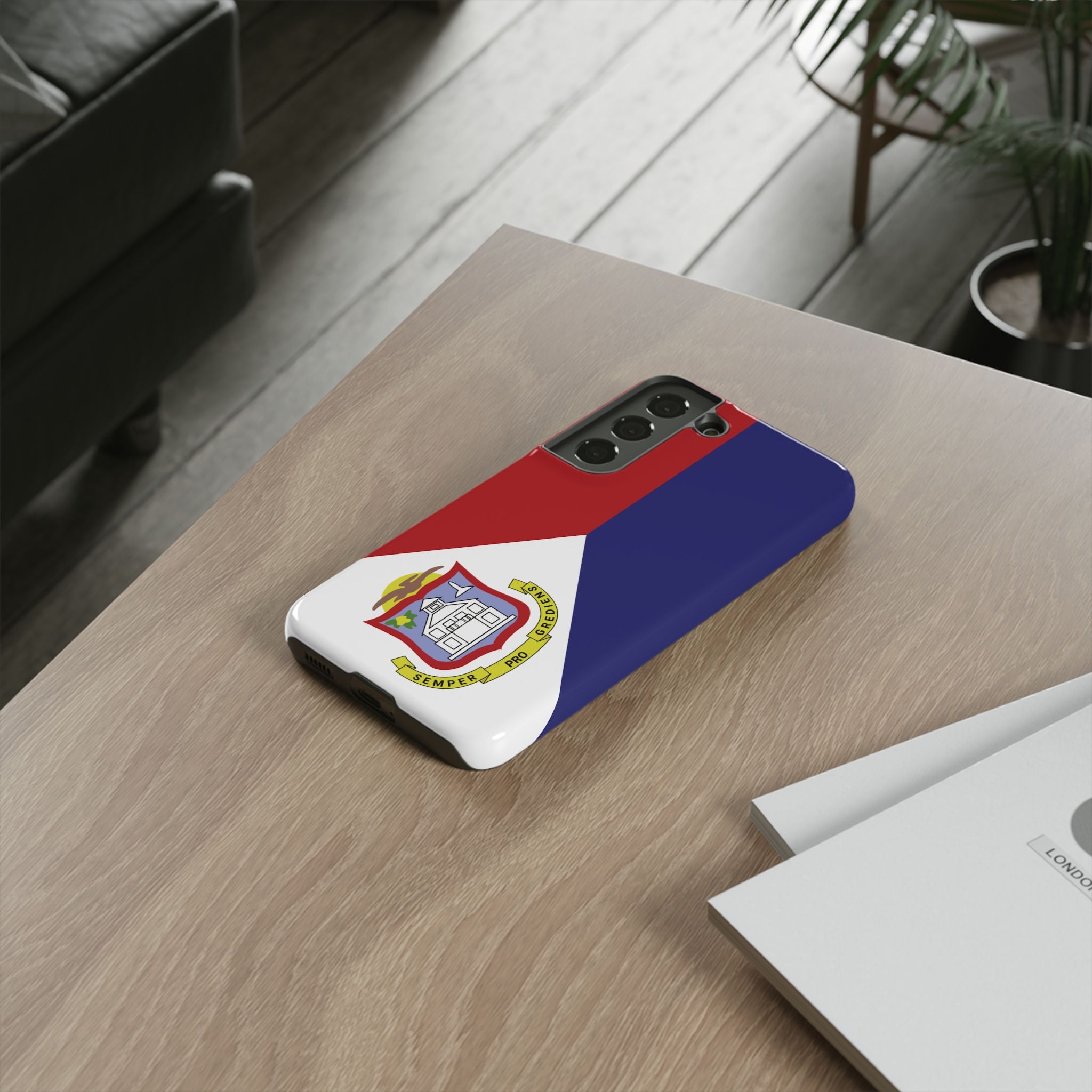 St. Martin Flag Tough Phone Case - Irie Blues Boutique