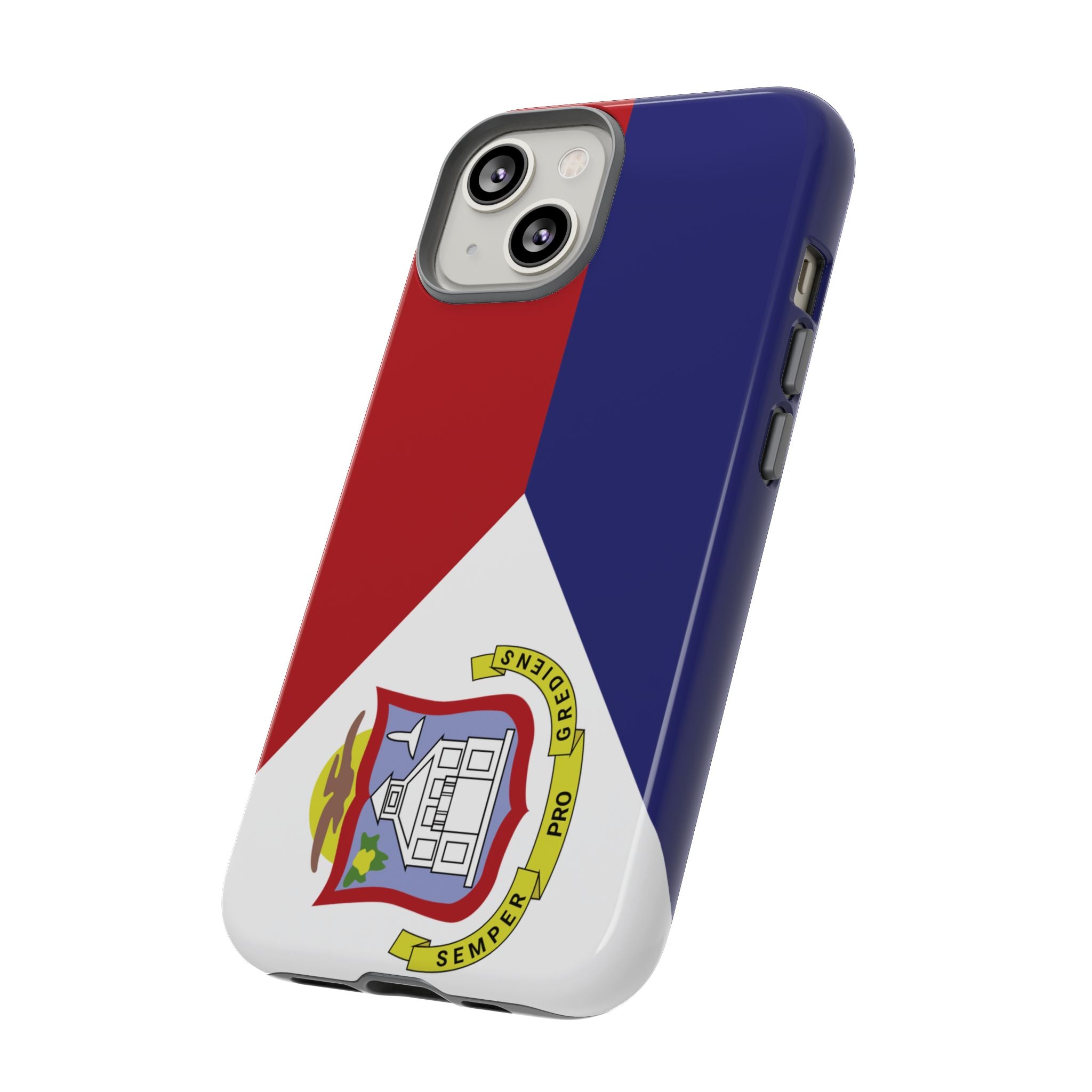 St. Martin Flag Tough Phone Case - Irie Blues Boutique