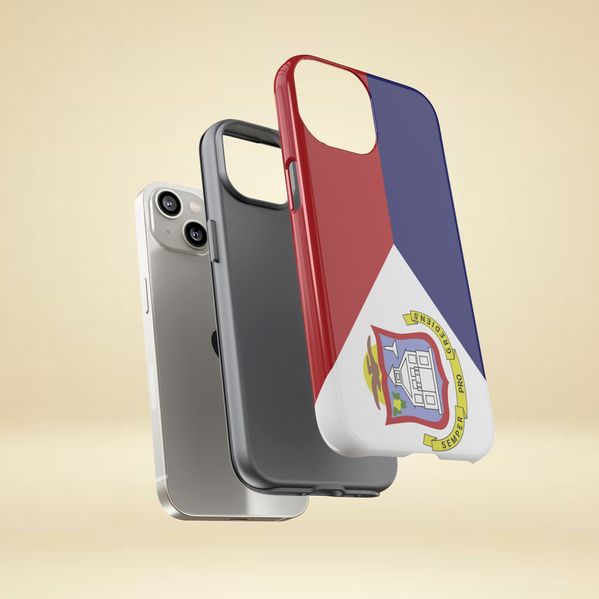 St. Martin Flag Tough Phone Case - Irie Blues Boutique