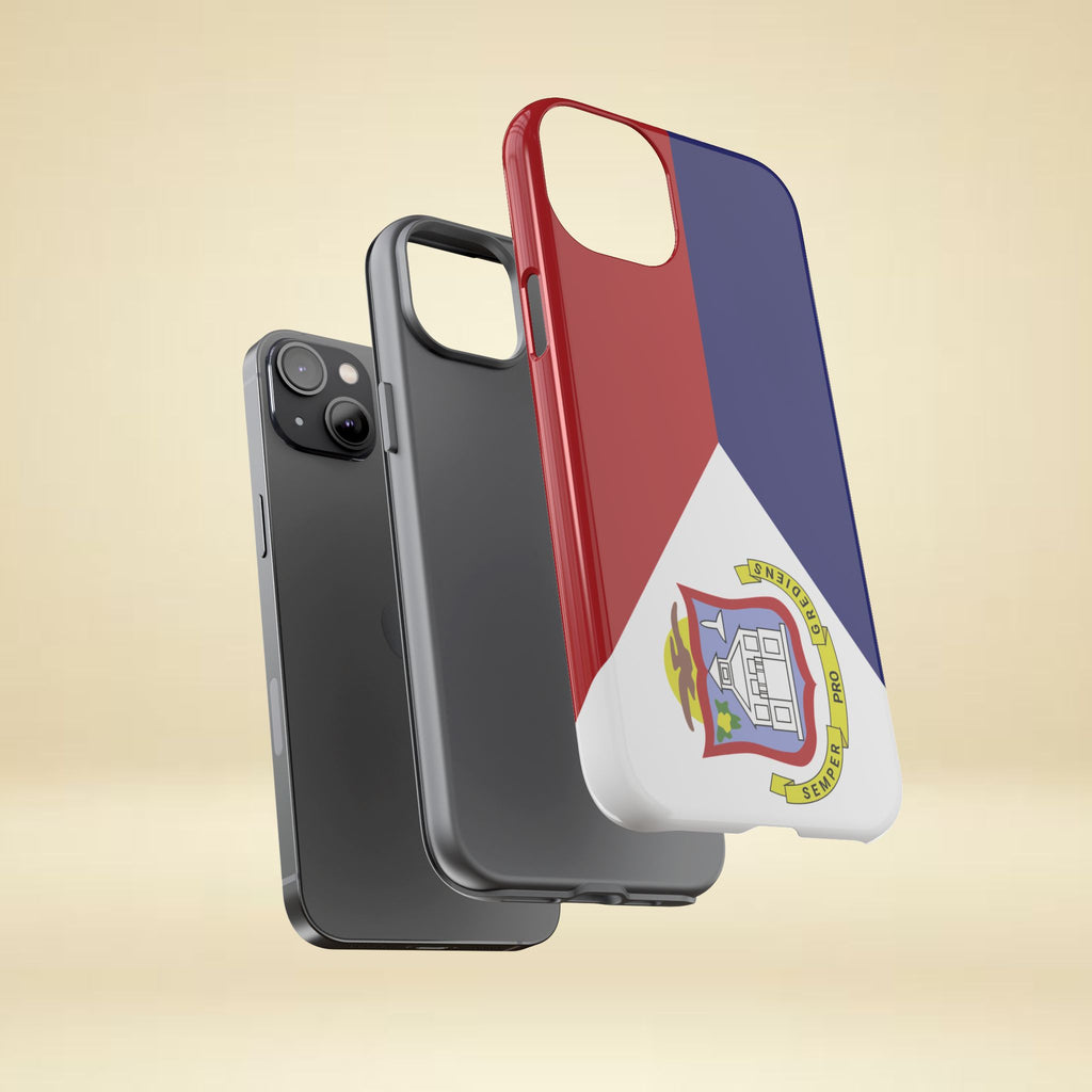 St. Martin Flag Tough Phone Case - Irie Blues Boutique