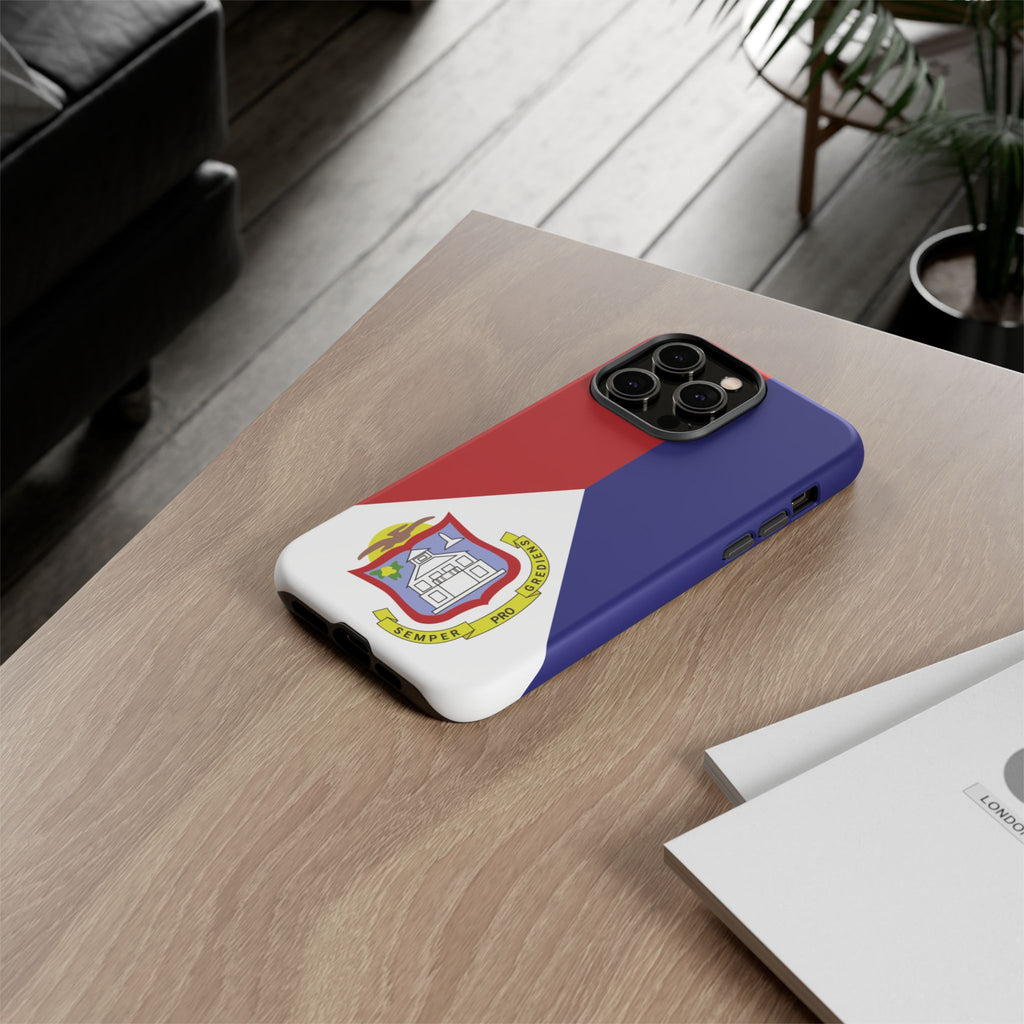 St. Martin Flag Tough Phone Case - Irie Blues Boutique