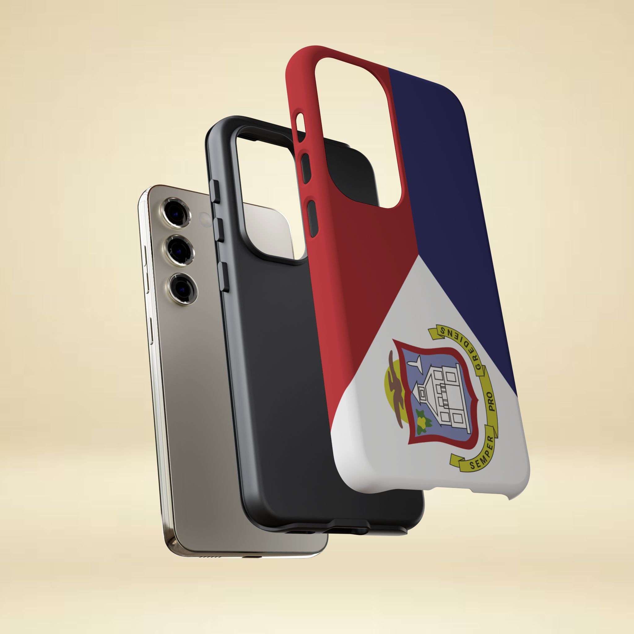St. Martin Flag Tough Phone Case - Irie Blues Boutique