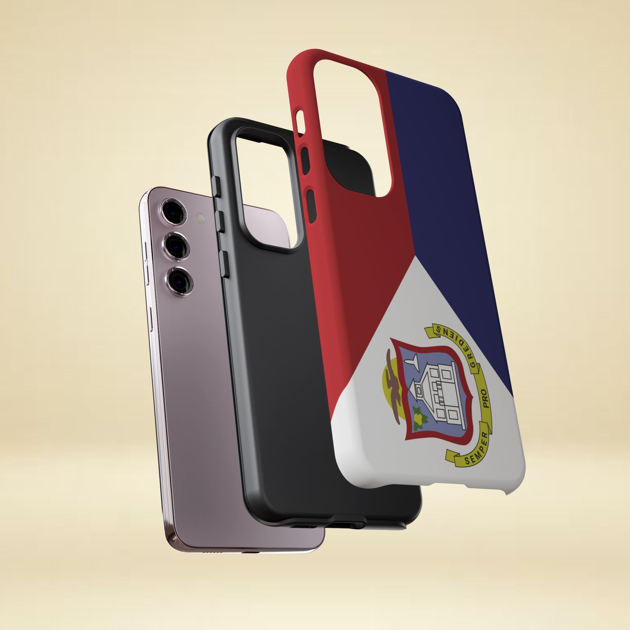 St. Martin Flag Tough Phone Case - Irie Blues Boutique