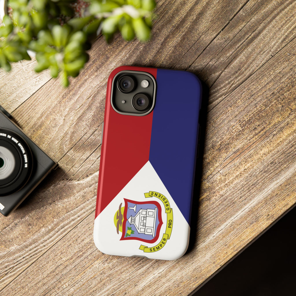 St. Martin Flag Tough Phone Case - Irie Blues Boutique