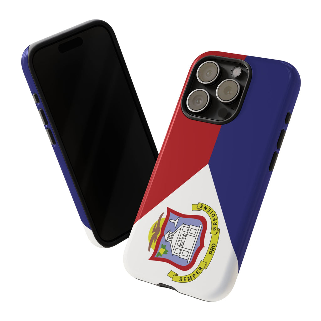 St. Martin Flag Tough Phone Case - Irie Blues Boutique