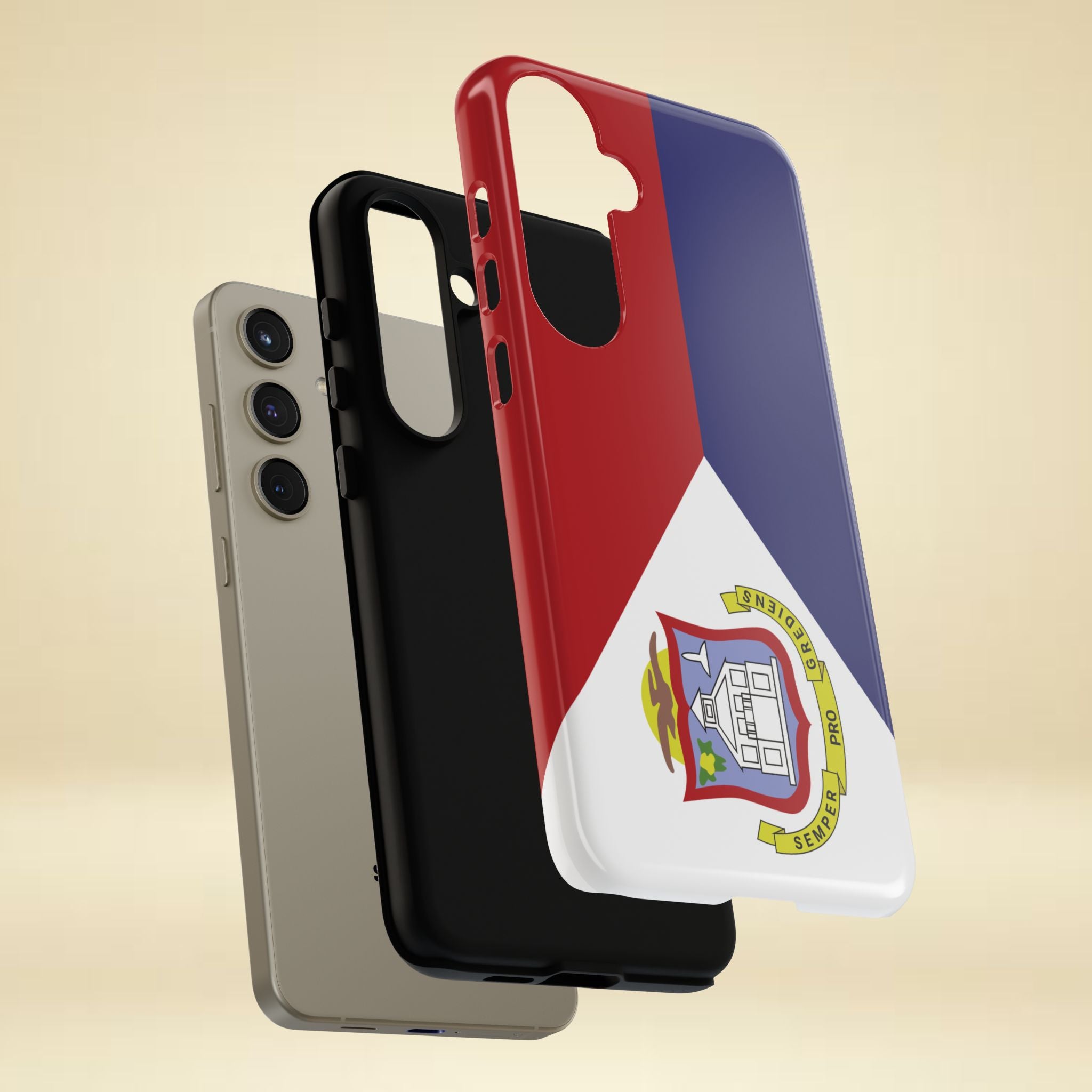 St. Martin Flag Tough Phone Case - Irie Blues Boutique