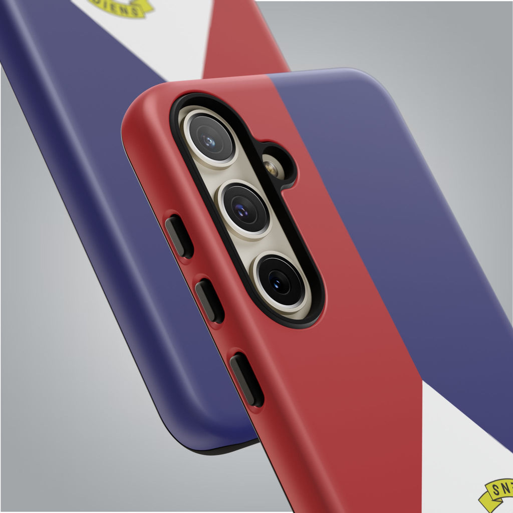 St. Martin Flag Tough Phone Case - Irie Blues Boutique