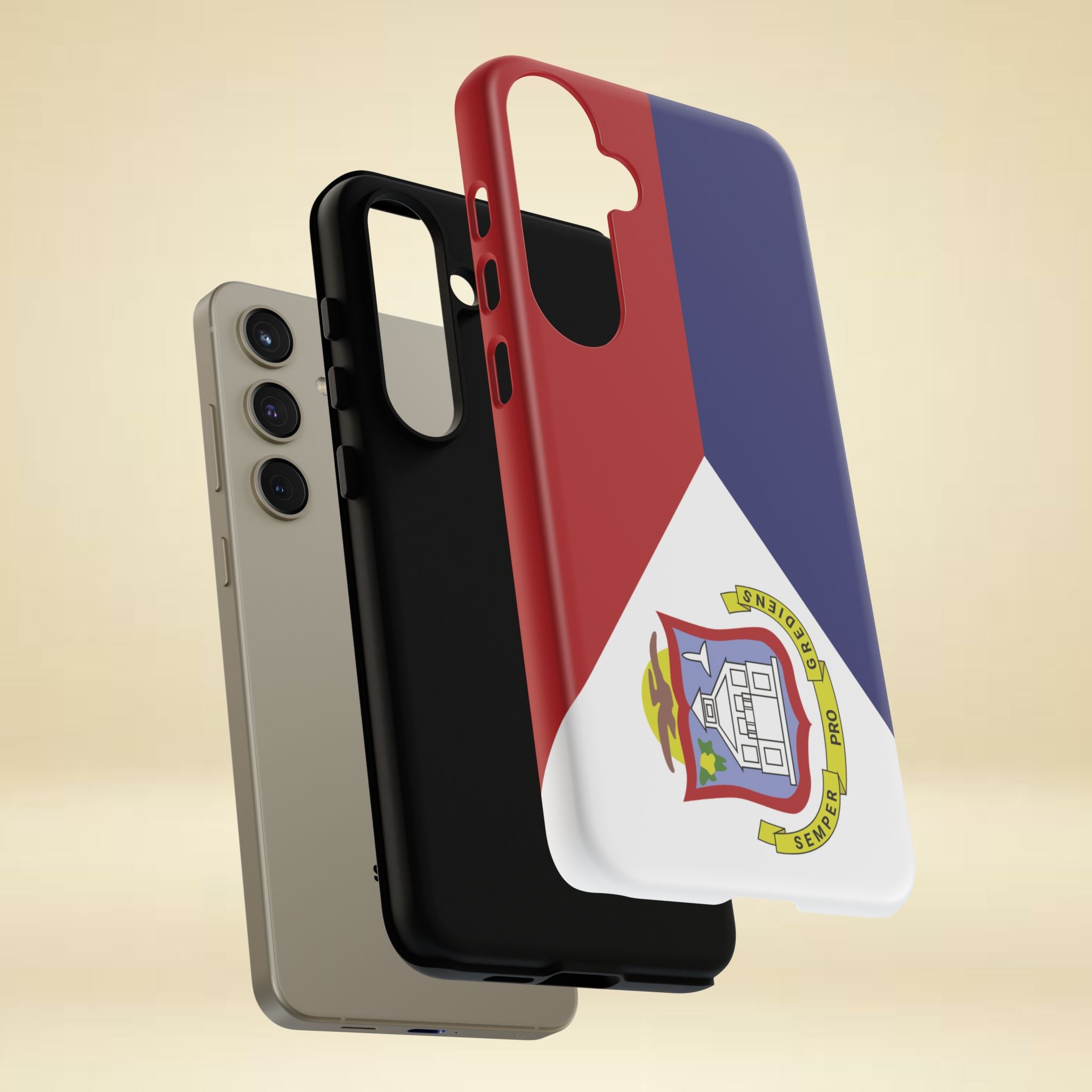 St. Martin Flag Tough Phone Case - Irie Blues Boutique