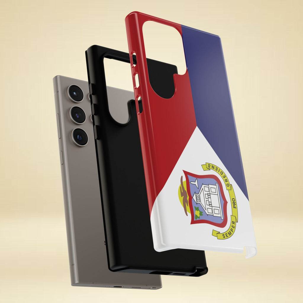 St. Martin Flag Tough Phone Case - Irie Blues Boutique