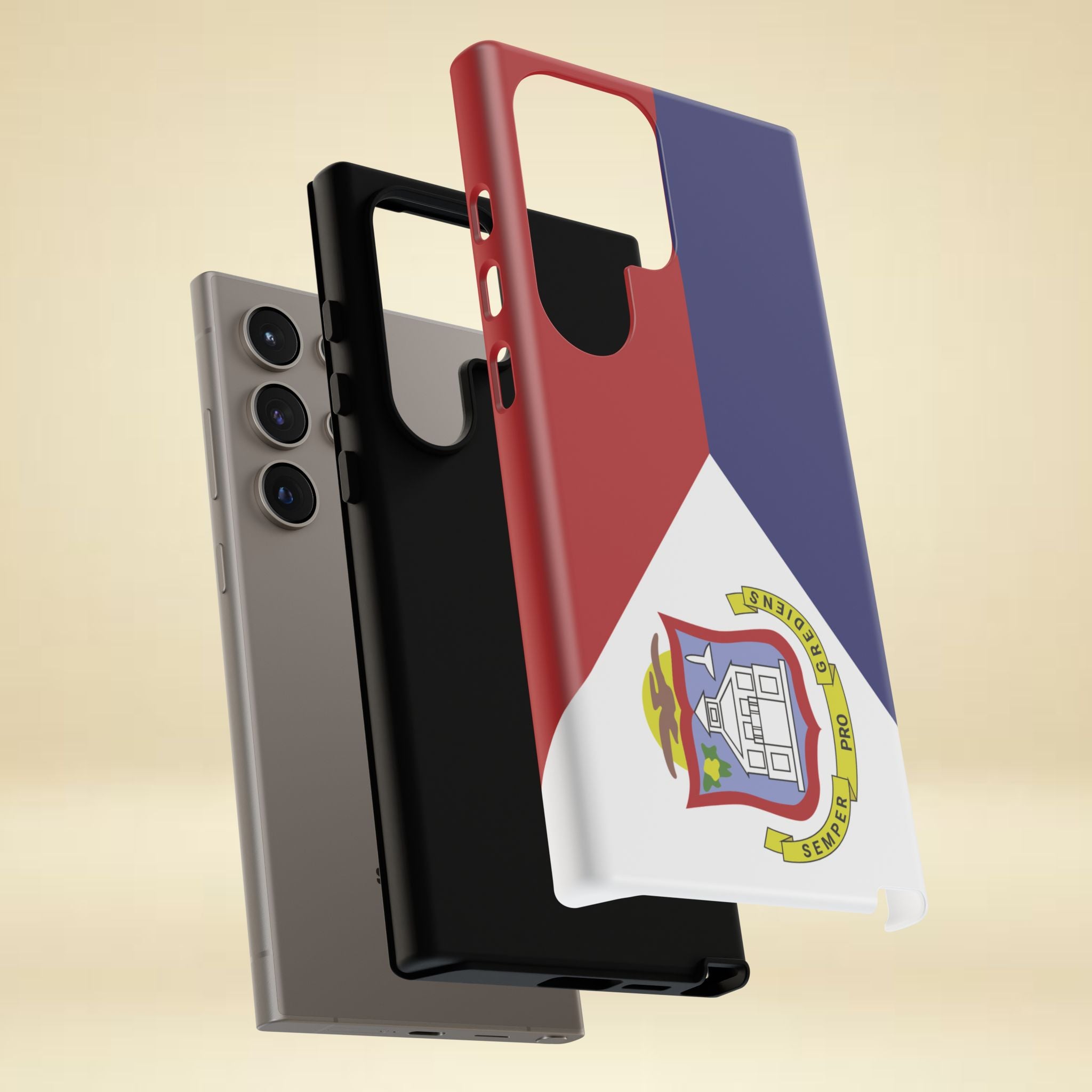St. Martin Flag Tough Phone Case - Irie Blues Boutique
