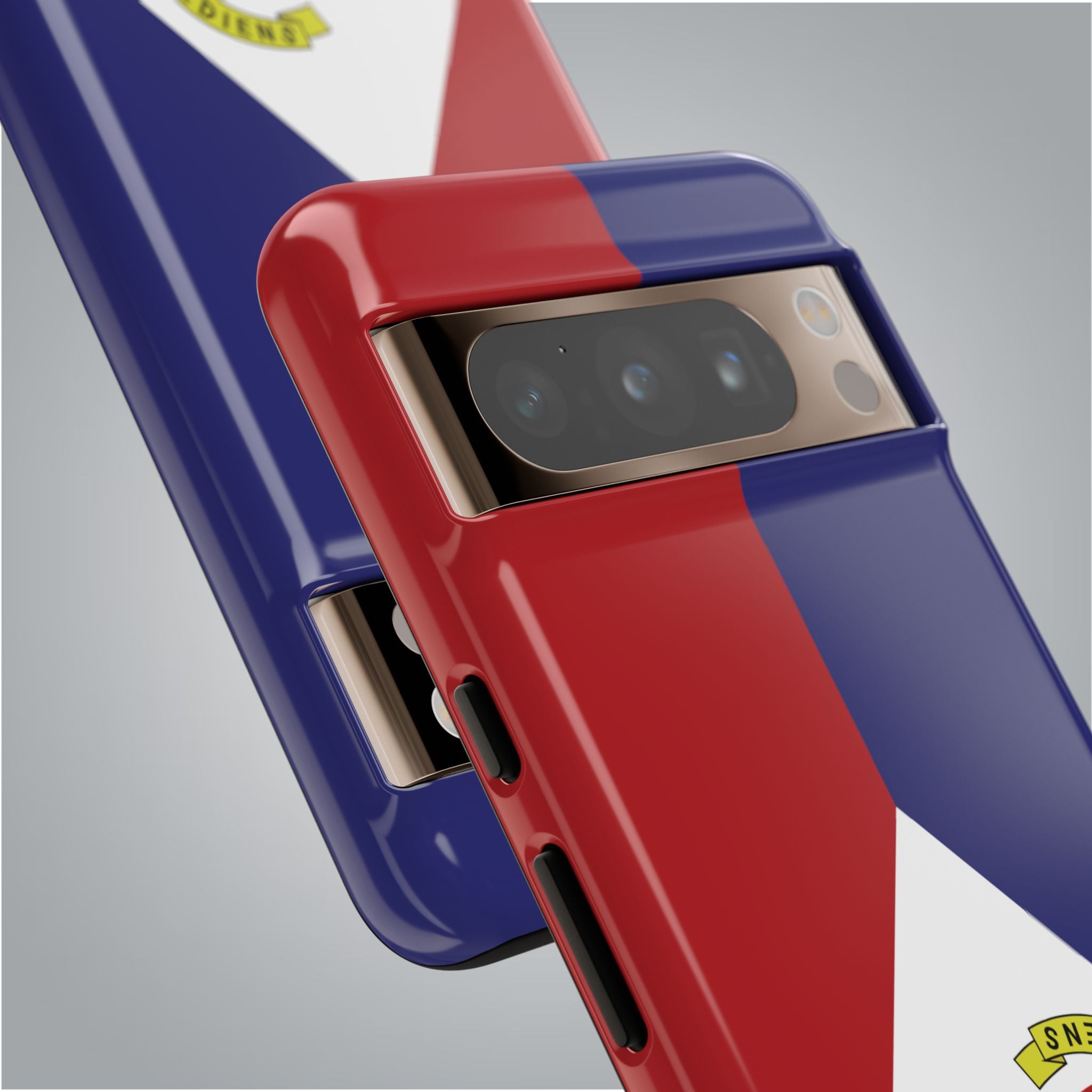 St. Martin Flag Tough Phone Case - Irie Blues Boutique