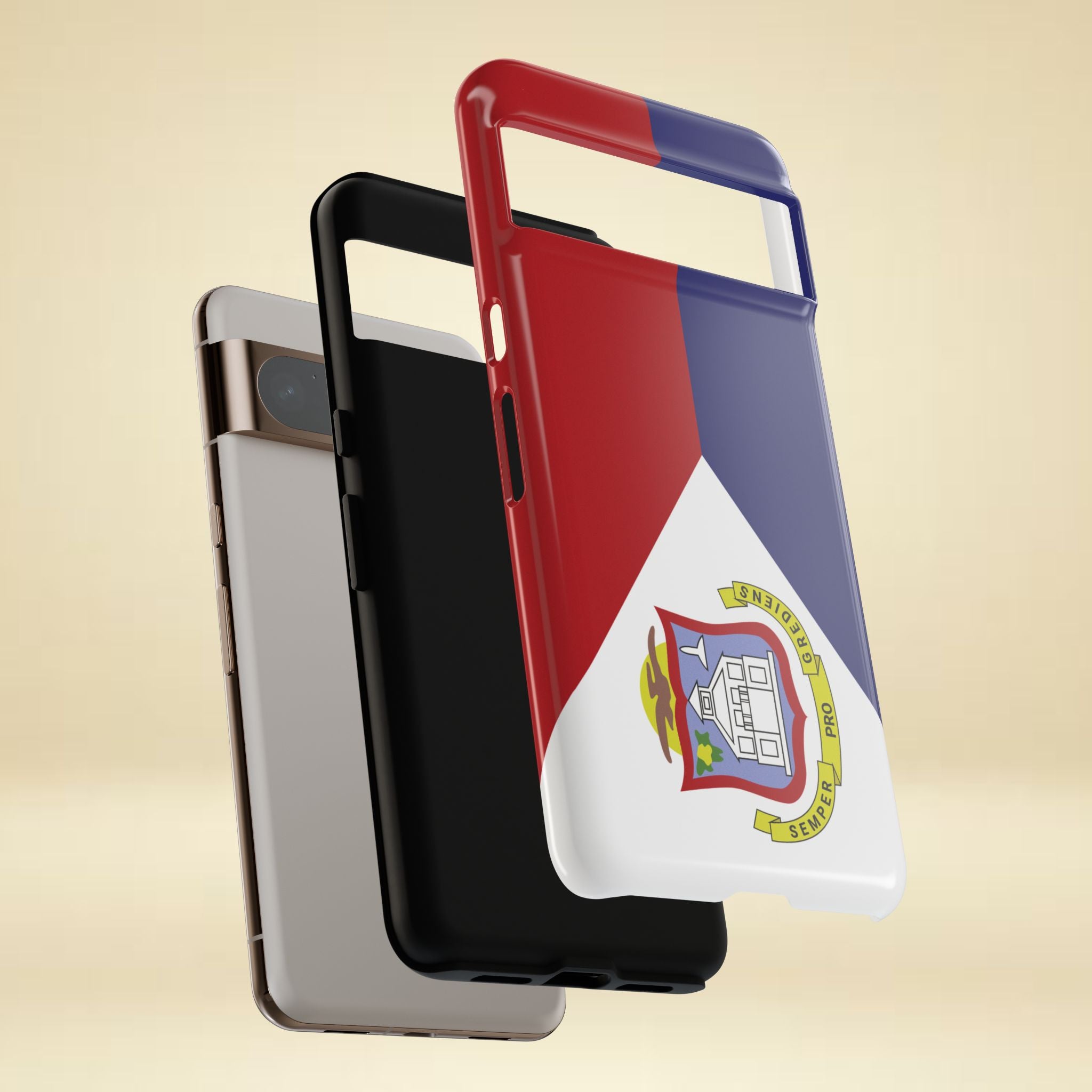 St. Martin Flag Tough Phone Case - Irie Blues Boutique