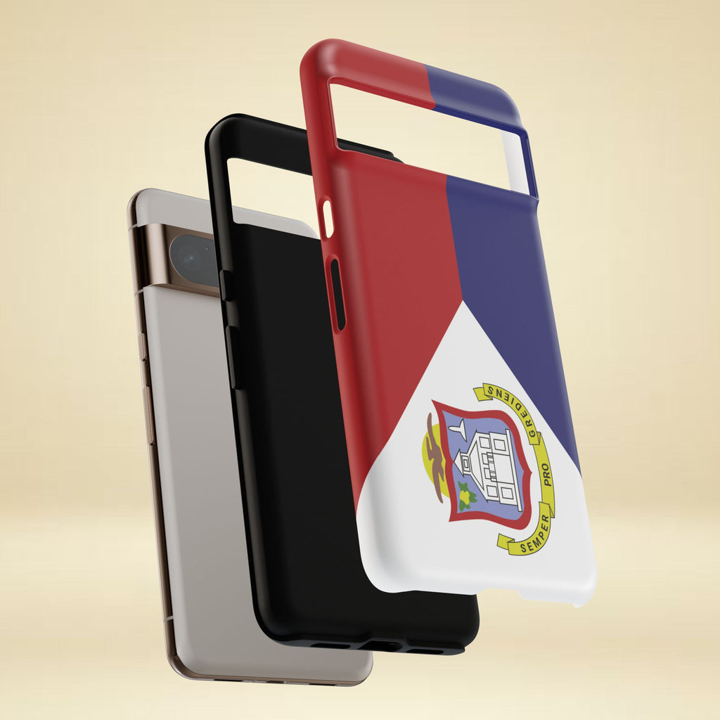 St. Martin Flag Tough Phone Case - Irie Blues Boutique