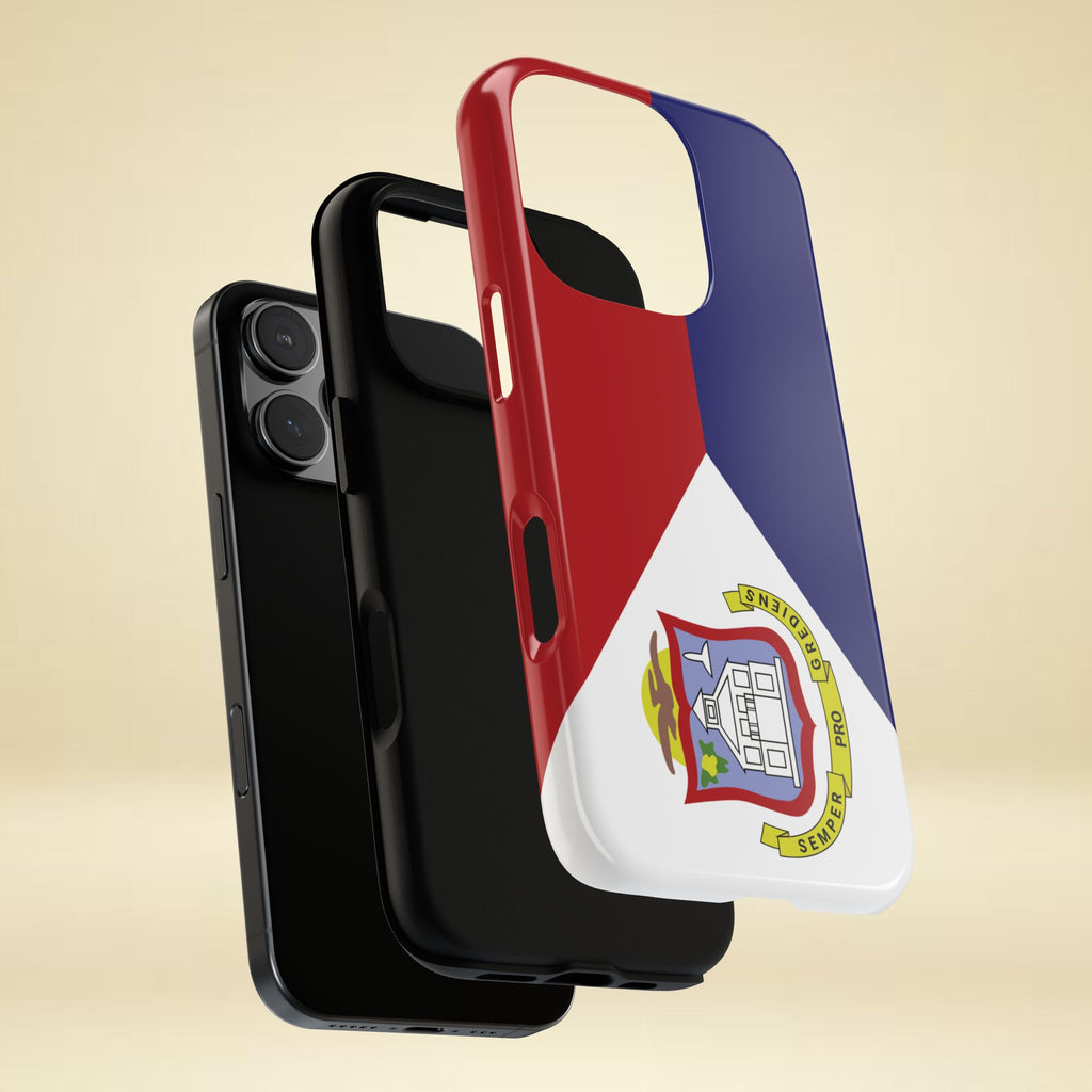 St. Martin Flag Tough Phone Case - Irie Blues Boutique