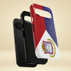 St. Martin Flag Tough Phone Case - Irie Blues Boutique