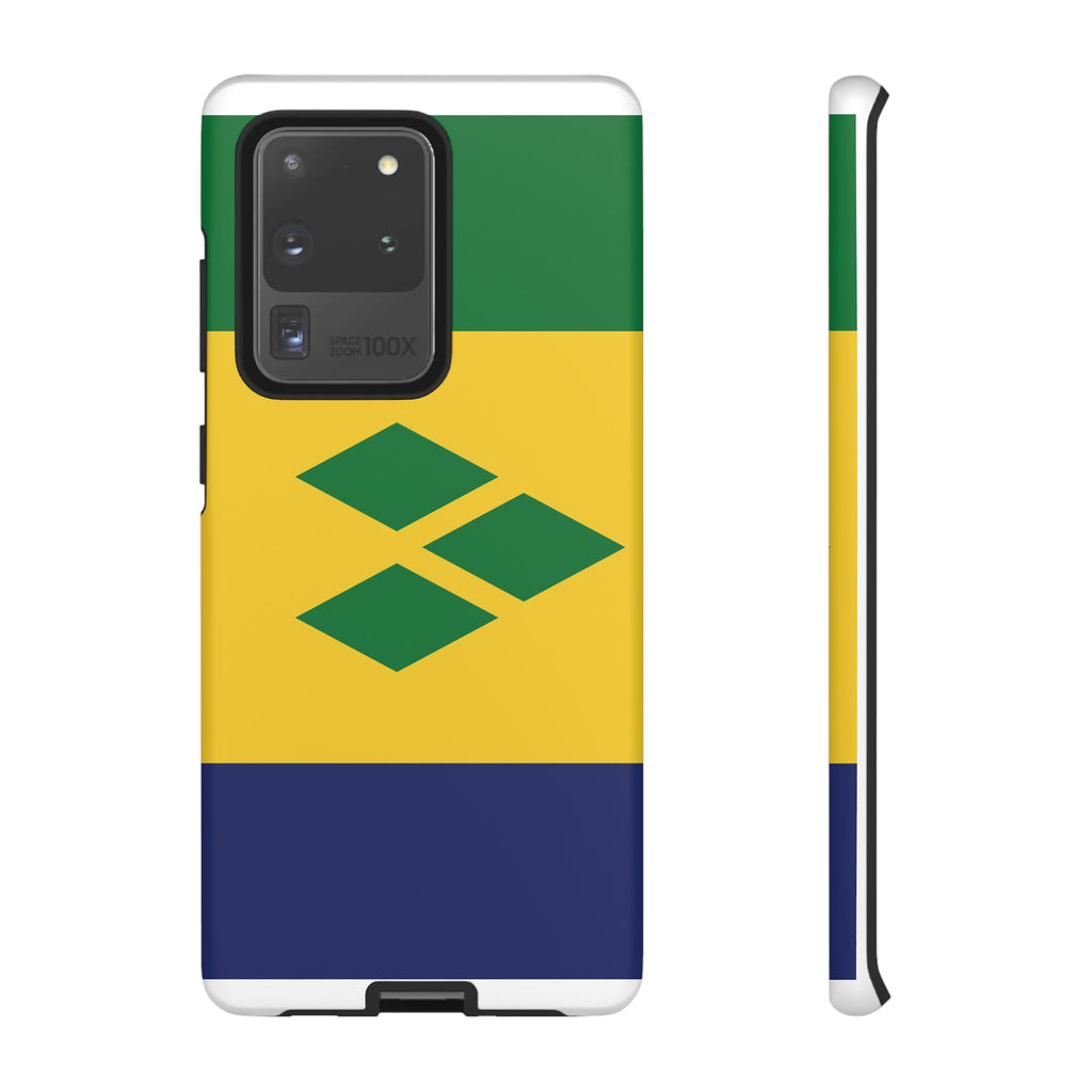 St Vincent & The Grenadines Flag Tough Phone Case - Irie Blues Boutique
