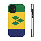 St Vincent & The Grenadines Flag Tough Phone Case - Irie Blues Boutique