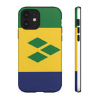 St Vincent & The Grenadines Flag Tough Phone Case - Irie Blues Boutique
