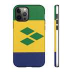 St Vincent & The Grenadines Flag Tough Phone Case - Irie Blues Boutique