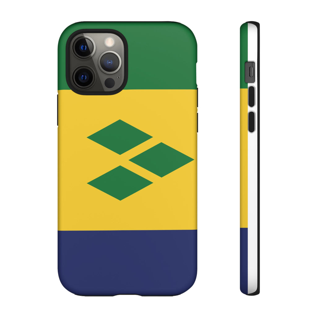 St Vincent & The Grenadines Flag Tough Phone Case - Irie Blues Boutique