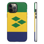 St Vincent & The Grenadines Flag Tough Phone Case - Irie Blues Boutique