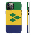St Vincent & The Grenadines Flag Tough Phone Case - Irie Blues Boutique