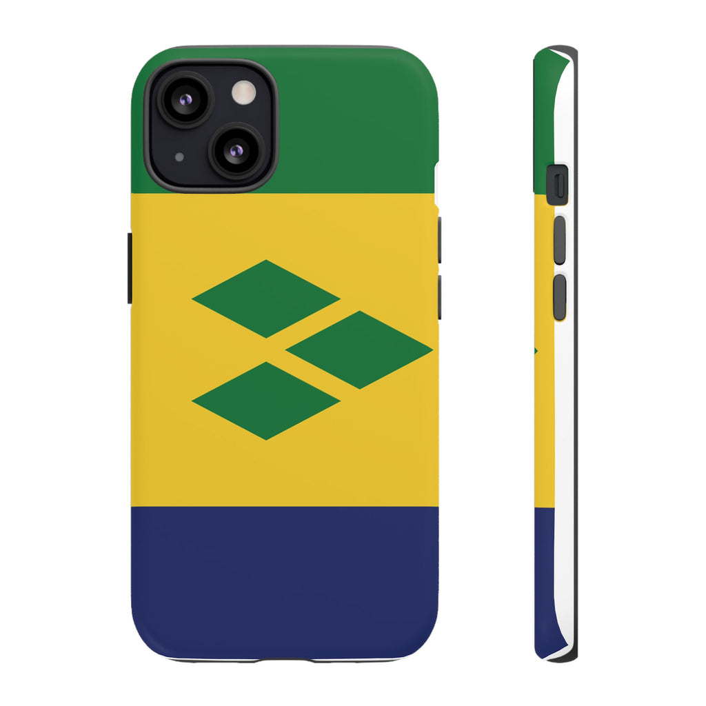St Vincent & The Grenadines Flag Tough Phone Case - Irie Blues Boutique
