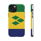 St Vincent & The Grenadines Flag Tough Phone Case - Irie Blues Boutique