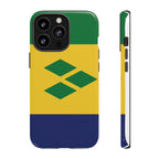 St Vincent & The Grenadines Flag Tough Phone Case - Irie Blues Boutique