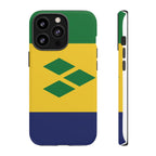 St Vincent & The Grenadines Flag Tough Phone Case - Irie Blues Boutique