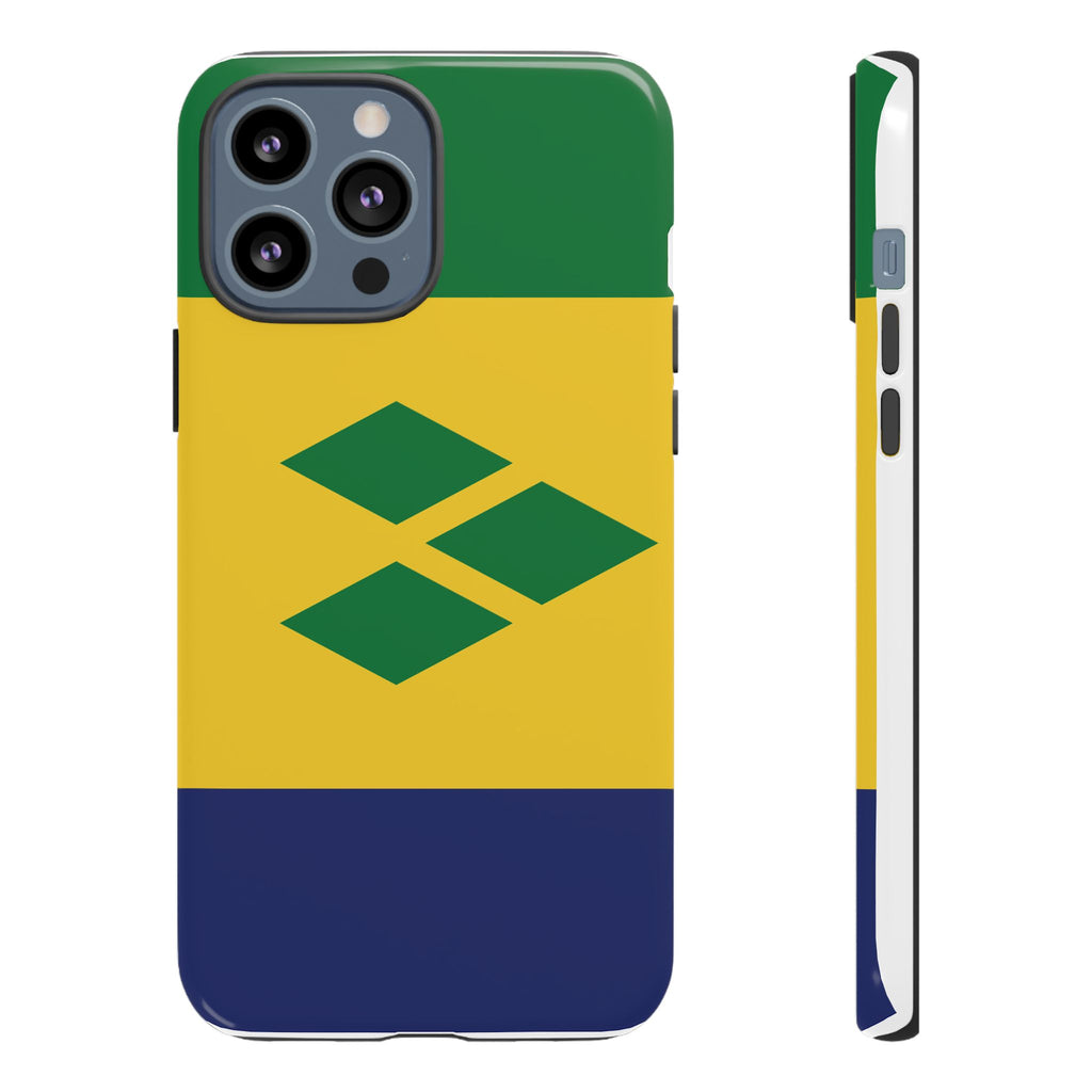St Vincent & The Grenadines Flag Tough Phone Case - Irie Blues Boutique