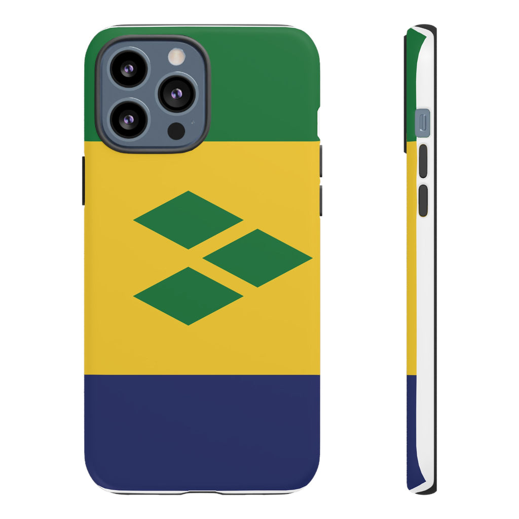 St Vincent & The Grenadines Flag Tough Phone Case - Irie Blues Boutique