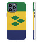 St Vincent & The Grenadines Flag Tough Phone Case - Irie Blues Boutique