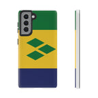 St Vincent & The Grenadines Flag Tough Phone Case - Irie Blues Boutique