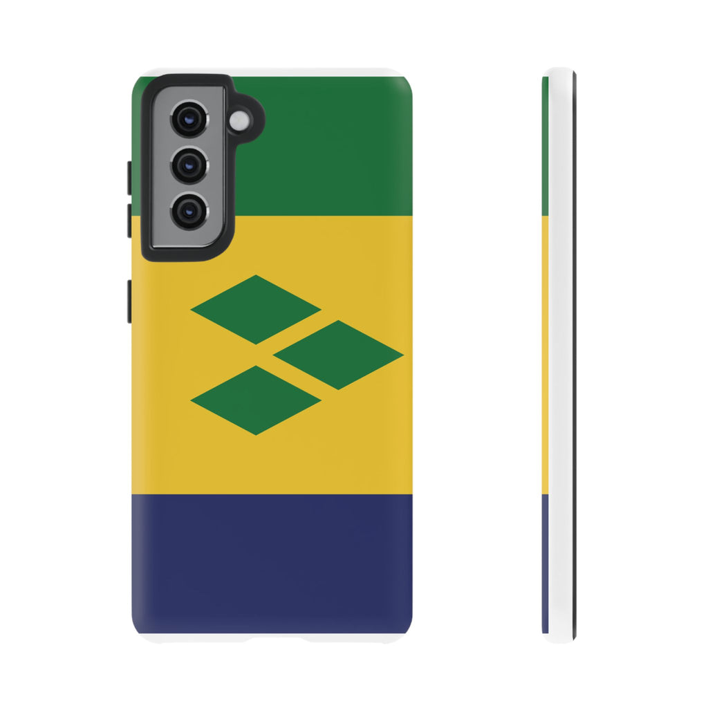 St Vincent & The Grenadines Flag Tough Phone Case - Irie Blues Boutique