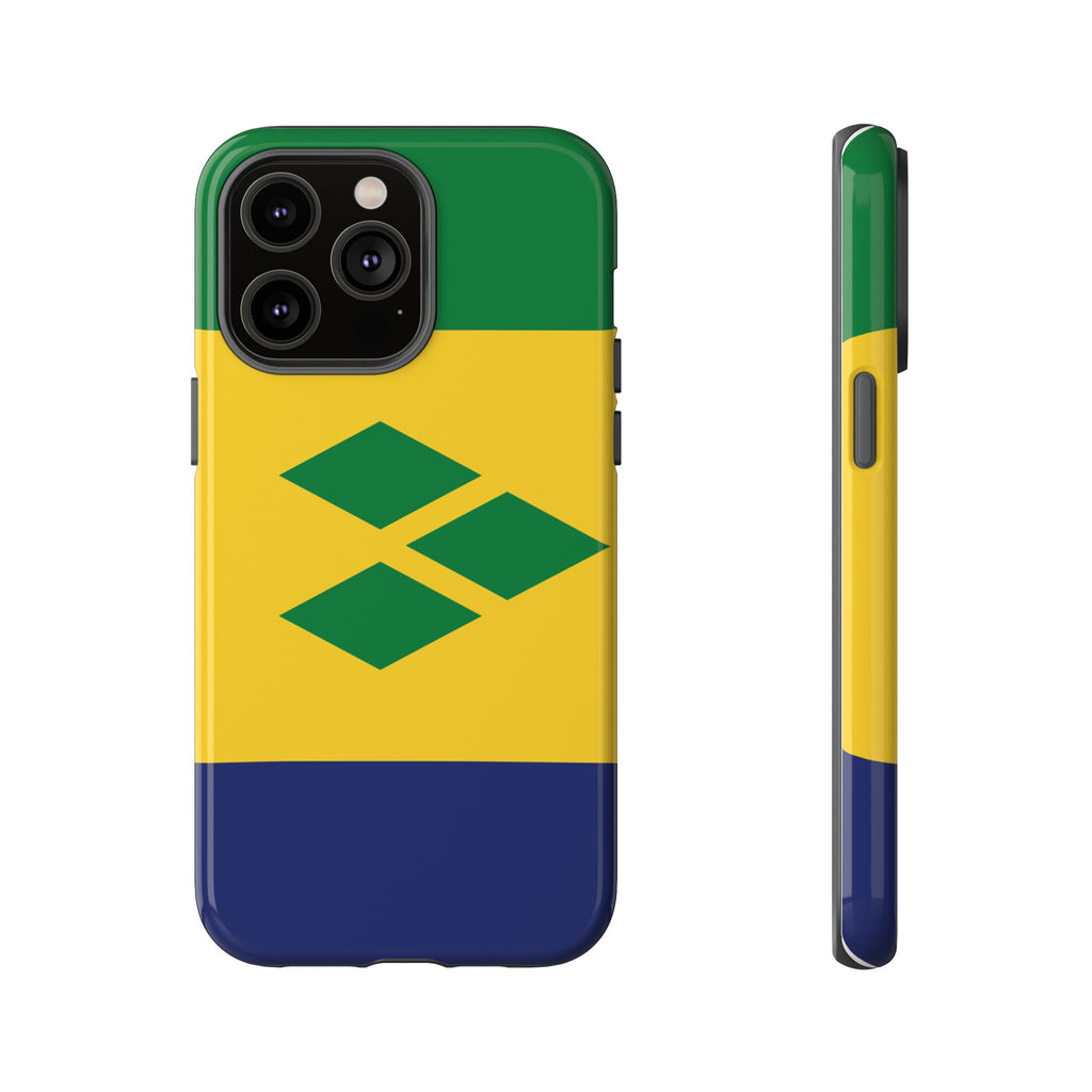 St Vincent & The Grenadines Flag Tough Phone Case - Irie Blues Boutique