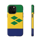 St Vincent & The Grenadines Flag Tough Phone Case - Irie Blues Boutique