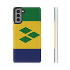 St Vincent & The Grenadines Flag Tough Phone Case - Irie Blues Boutique
