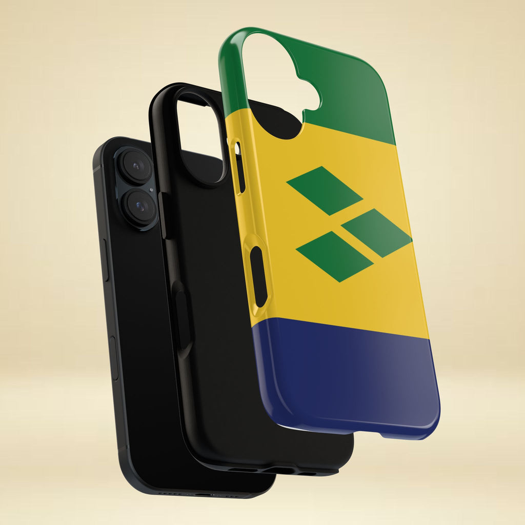 St Vincent & The Grenadines Flag Tough Phone Case - Irie Blues Boutique