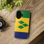 St Vincent & The Grenadines Flag Tough Phone Case - Irie Blues Boutique