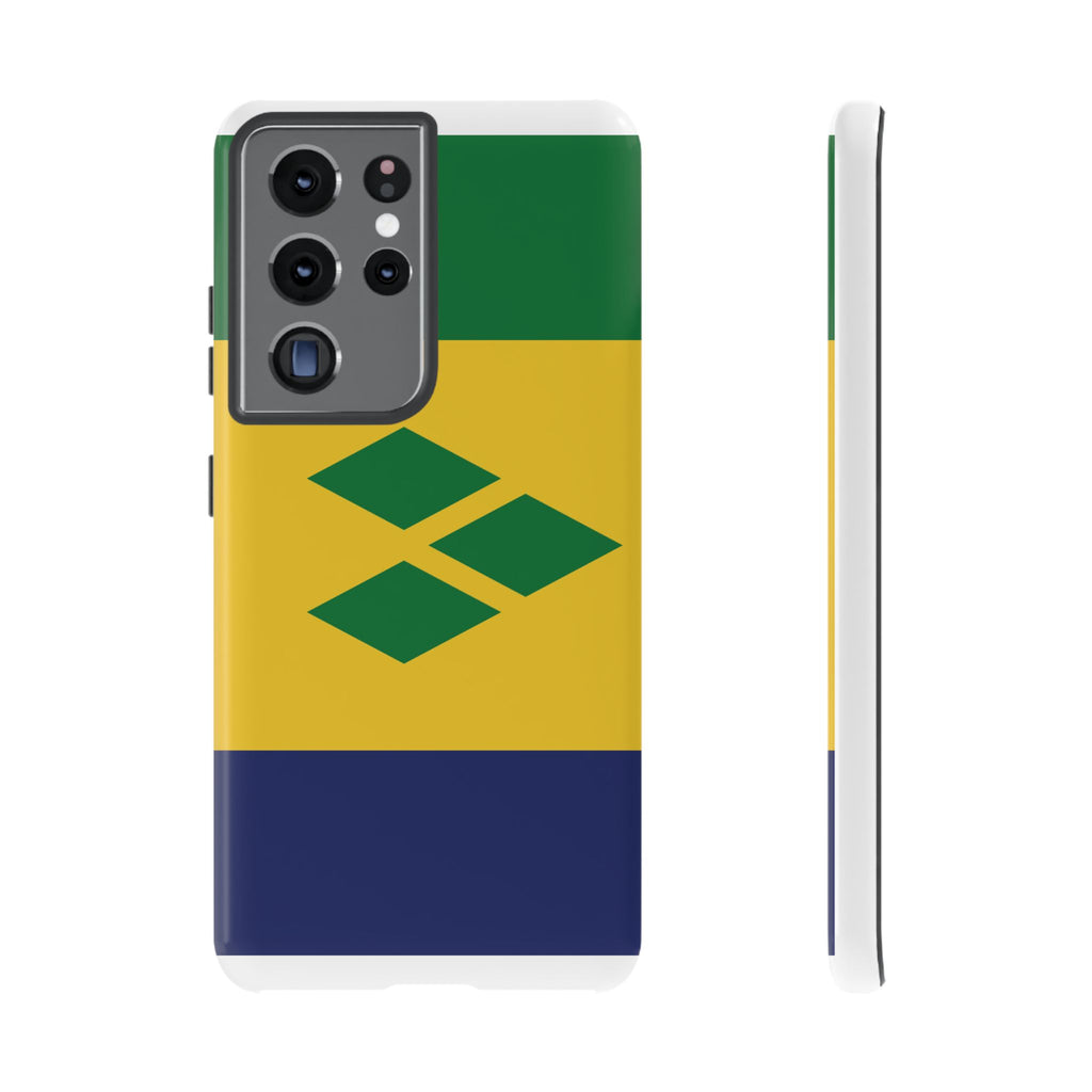 St Vincent & The Grenadines Flag Tough Phone Case - Irie Blues Boutique