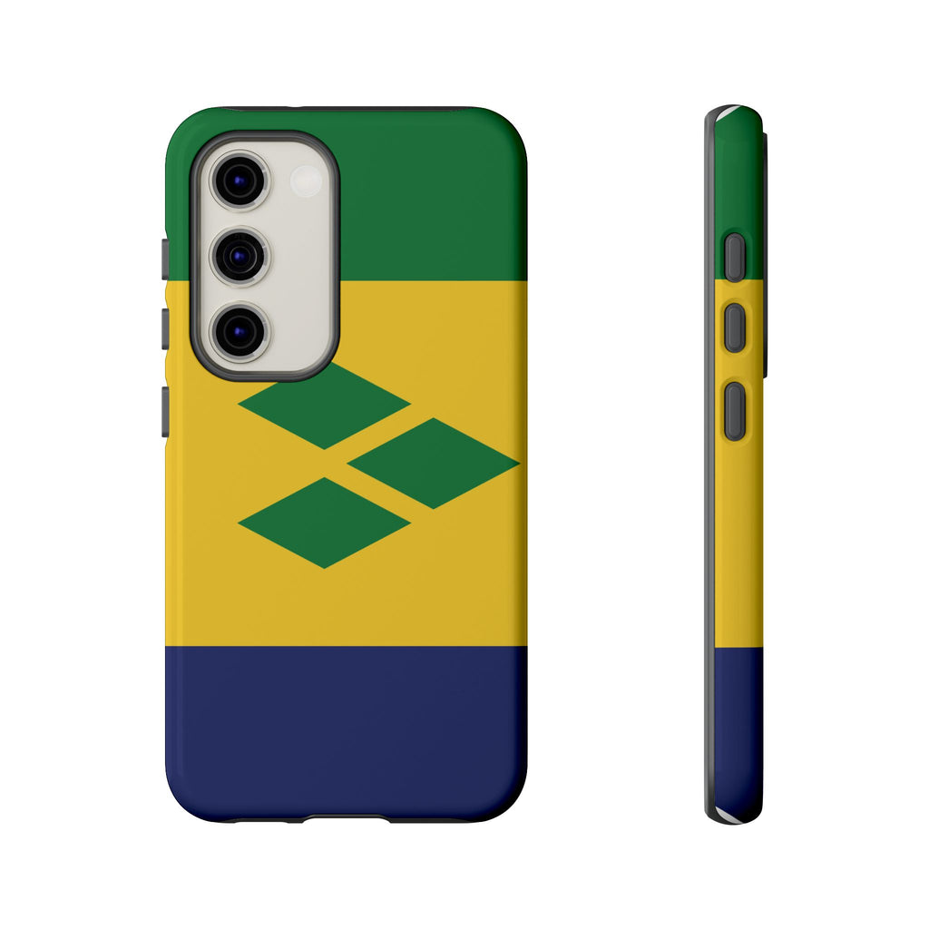 St Vincent & The Grenadines Flag Tough Phone Case - Irie Blues Boutique