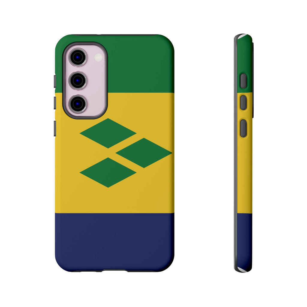 St Vincent & The Grenadines Flag Tough Phone Case - Irie Blues Boutique