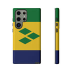 St Vincent & The Grenadines Flag Tough Phone Case - Irie Blues Boutique