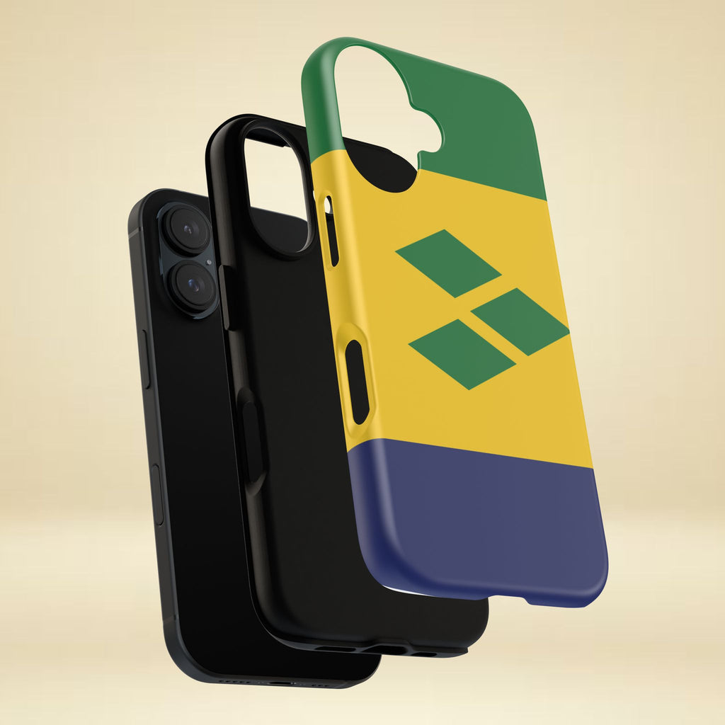 St Vincent & The Grenadines Flag Tough Phone Case - Irie Blues Boutique
