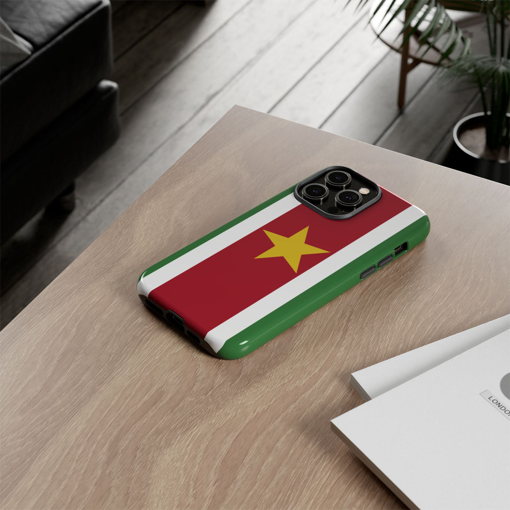 Suriname Flag Tough Phone Case - Irie Blues Boutique