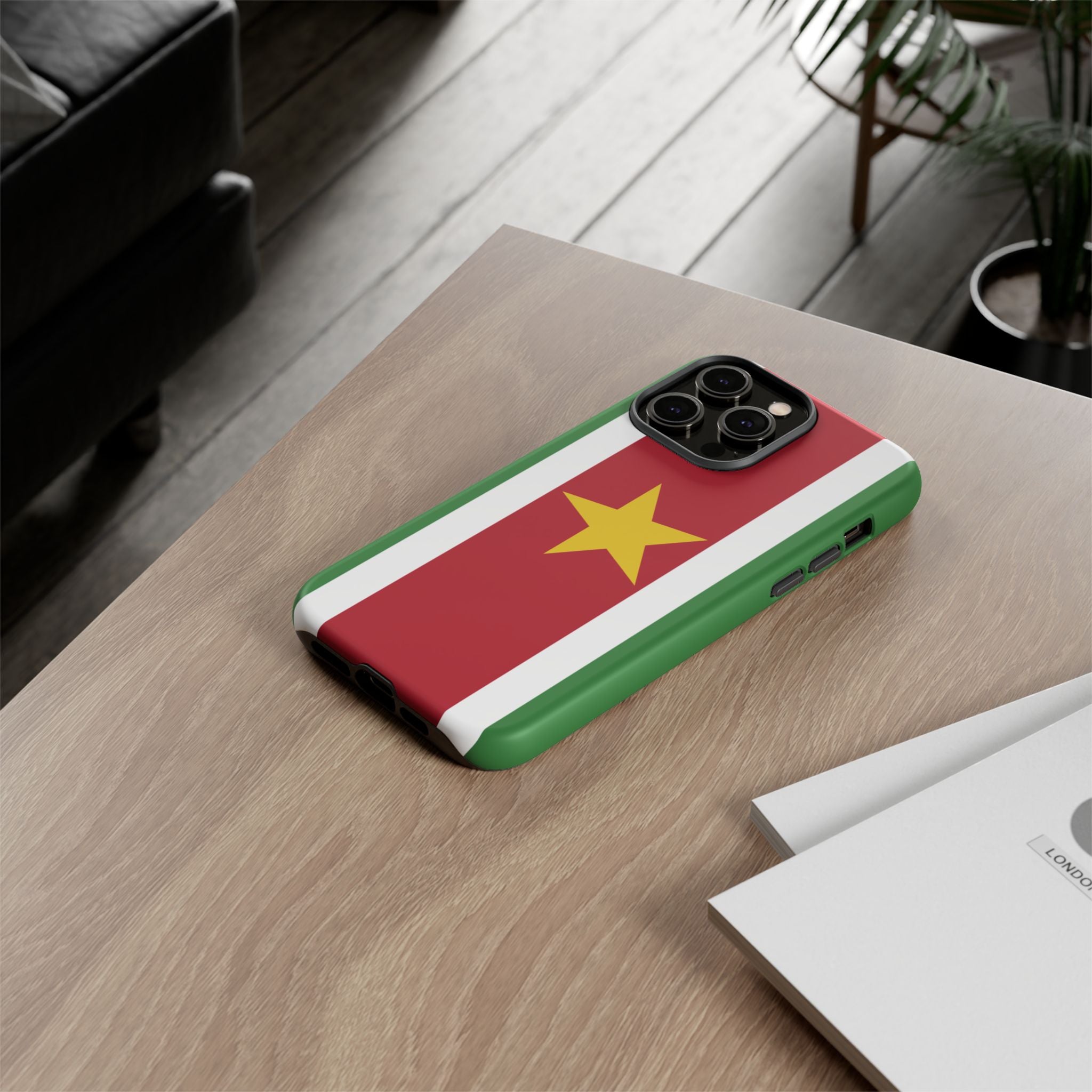 Suriname Flag Tough Phone Case - Irie Blues Boutique